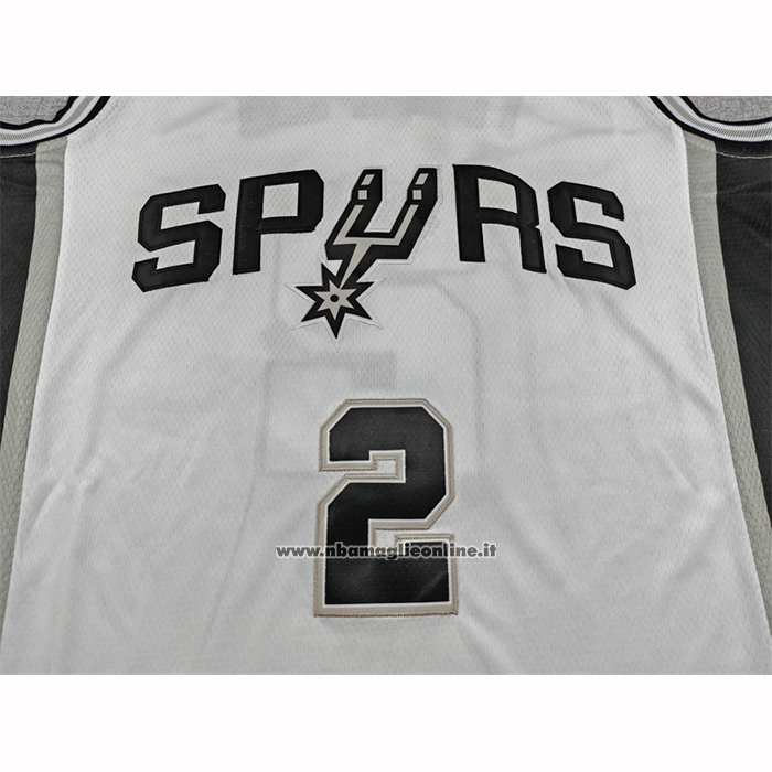 Maglia San Antonio Spurs Dylan Harper No 2 Association 2025-26 Bianco